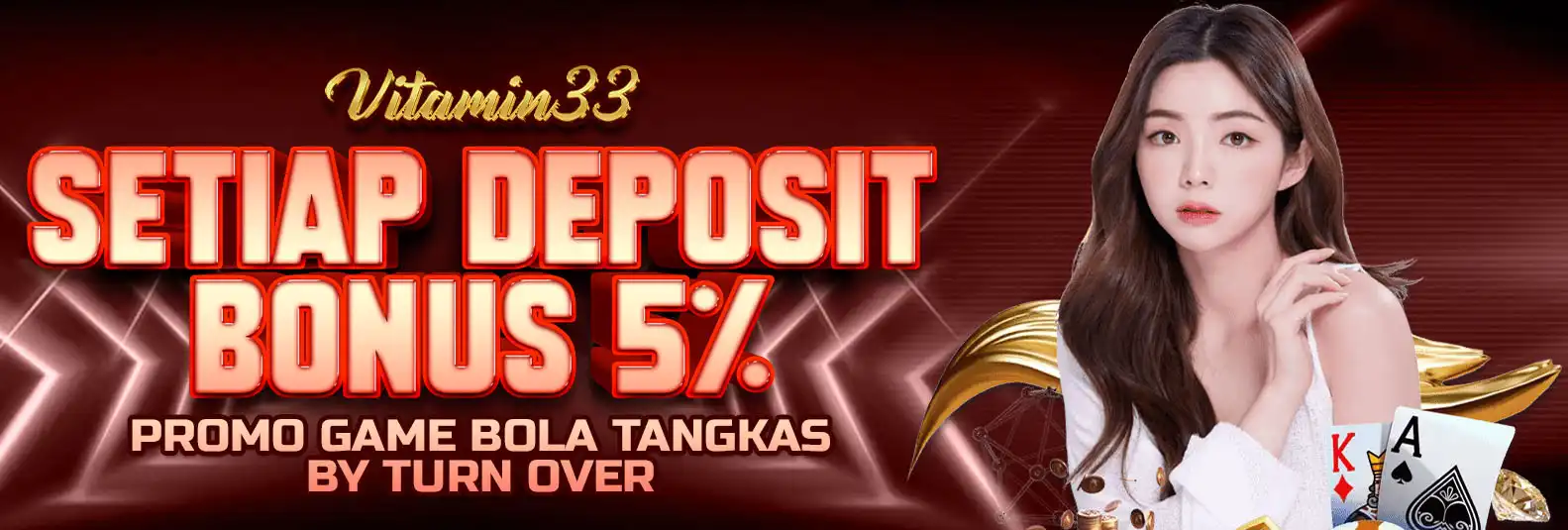 BONUS DEPOSIT 5% BOLA TANGKAS BY TURNOVER