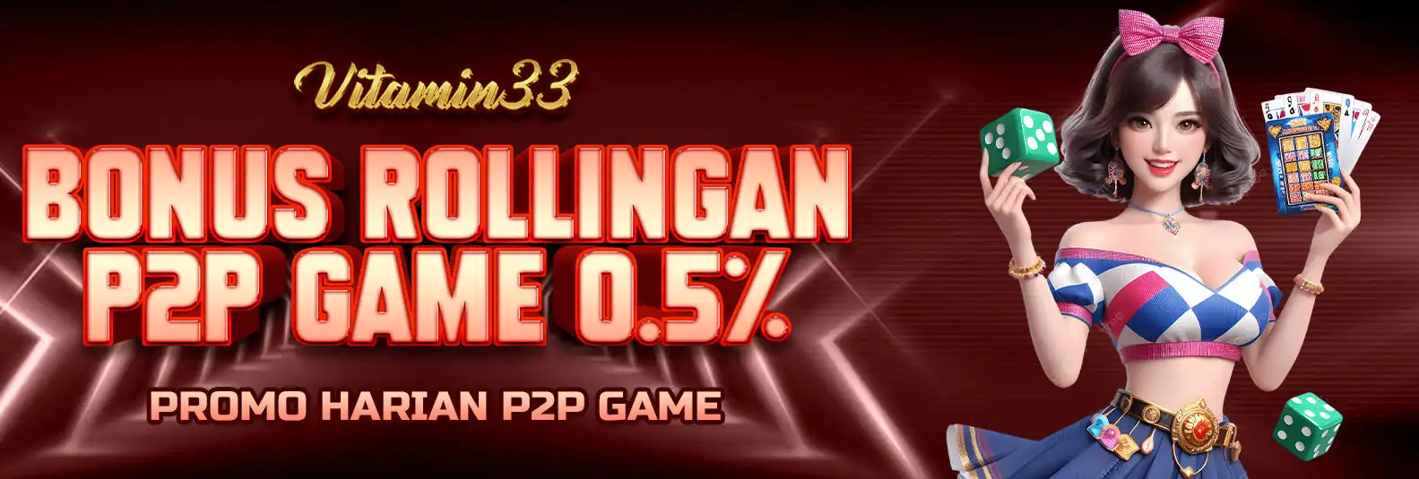 BONUS ROLLINGAN P2PGAME